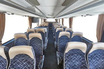 mci motorcoach interior