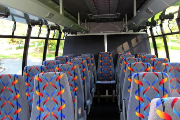 30 passenger mini shuttle bus interior