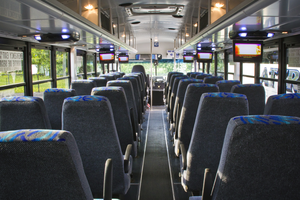 minibus rental interior